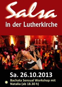 Salsa, Bachata und Rueda in der Lutherkirche mit Natalia Pacheco Morales
